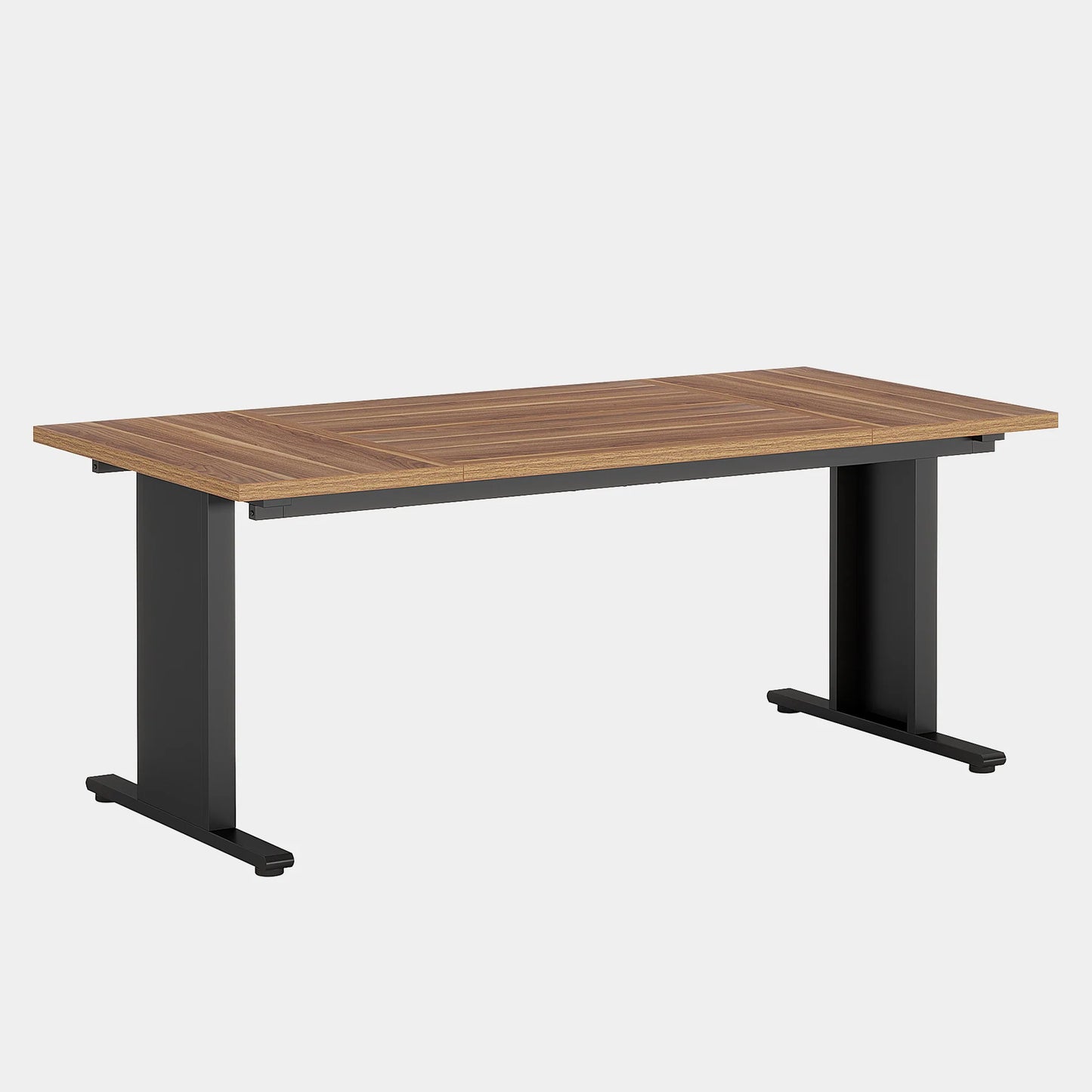 6FT Conference Table, 62.99” Rectangular Meeting Table Boardroom Desk