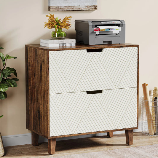 2-Drawer File Cabinet, Lateral Filing Cabinet Printer Stand