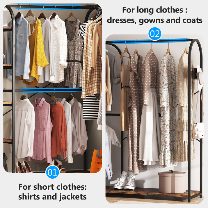 L Shape Clothes Rack, Corner Garment Rack