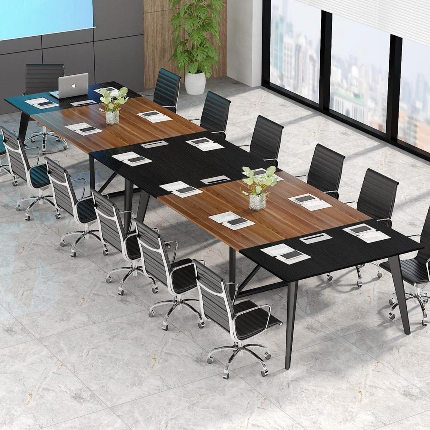 8FT Conference Table, 94.5L x 47.2W inch Large Meeting Table